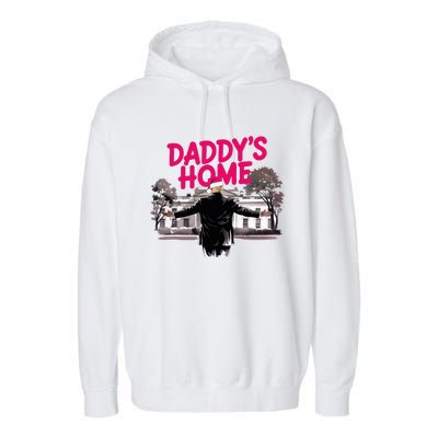 DaddyS Home Trump Christmas White House Come Home Trump 47 Garment-Dyed Fleece Hoodie