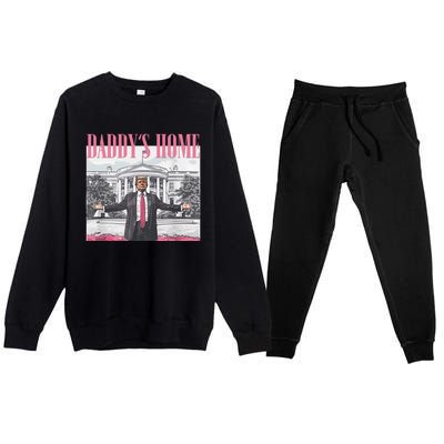 DaddyS Home Trump Gift Premium Crewneck Sweatsuit Set