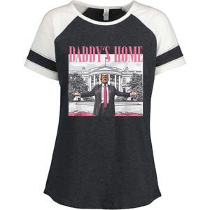 DaddyS Home Trump Gift Enza Ladies Jersey Colorblock Tee