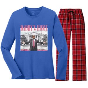 DaddyS Home Trump Gift Women's Long Sleeve Flannel Pajama Set 