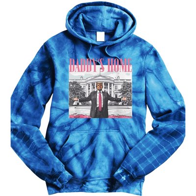 DaddyS Home Trump Gift Tie Dye Hoodie