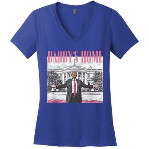 DaddyS Home Trump Gift Women's V-Neck T-Shirt