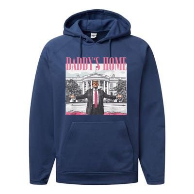 DaddyS Home Trump Gift Performance Fleece Hoodie