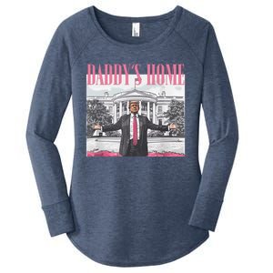 DaddyS Home Trump Gift Women's Perfect Tri Tunic Long Sleeve Shirt