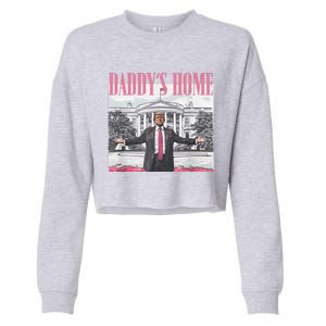 DaddyS Home Trump Gift Cropped Pullover Crew