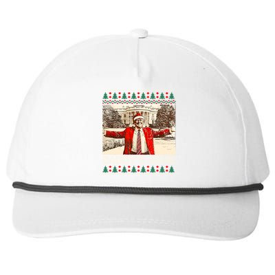 DaddyS Home Trump Ugly Christmas Xmas Cool Gift Snapback Five-Panel Rope Hat