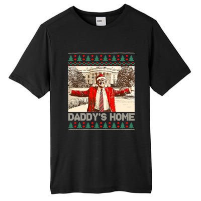 DaddyS Home Trump Ugly Christmas Xmas Cool Gift Tall Fusion ChromaSoft Performance T-Shirt