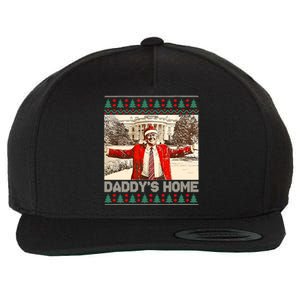 DaddyS Home Trump Ugly Christmas Xmas Cool Gift Wool Snapback Cap