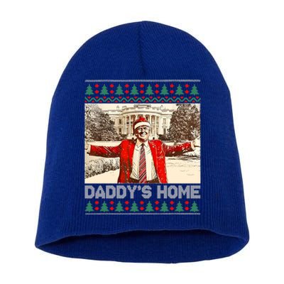 DaddyS Home Trump Ugly Christmas Xmas Cool Gift Short Acrylic Beanie