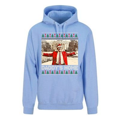 DaddyS Home Trump Ugly Christmas Xmas Cool Gift Unisex Surf Hoodie