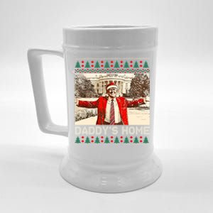 DaddyS Home Trump Ugly Christmas Xmas Cool Gift Beer Stein