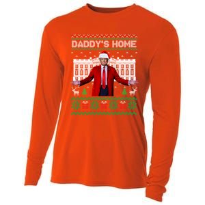 DaddyS Home Trump Ugly Funny Christmas Xmas Pajamas Gift Cooling Performance Long Sleeve Crew