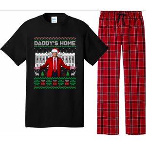 DaddyS Home Trump Ugly Funny Christmas Xmas Pajamas Gift Pajama Set