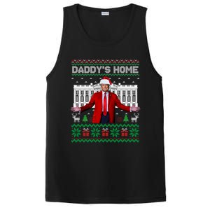 DaddyS Home Trump Ugly Funny Christmas Xmas Pajamas Gift PosiCharge Competitor Tank