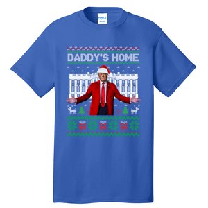 DaddyS Home Trump Ugly Funny Christmas Xmas Pajamas Gift Tall T-Shirt