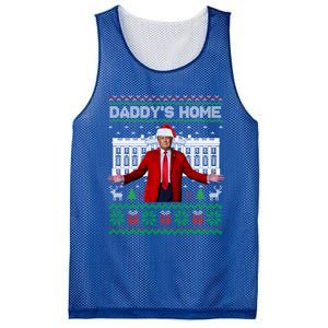 DaddyS Home Trump Ugly Funny Christmas Xmas Pajamas Gift Mesh Reversible Basketball Jersey Tank