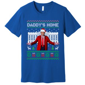 DaddyS Home Trump Ugly Funny Christmas Xmas Pajamas Gift Premium T-Shirt