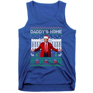 DaddyS Home Trump Ugly Funny Christmas Xmas Pajamas Gift Tank Top