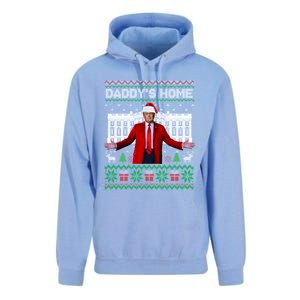 DaddyS Home Trump Ugly Funny Christmas Xmas Pajamas Gift Unisex Surf Hoodie