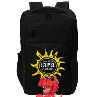 Dinosaur Heart Total Solar Eclipse April 8 2024 Totality Impact Tech Backpack