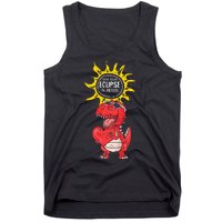 Dinosaur Heart Total Solar Eclipse April 8 2024 Totality Tank Top