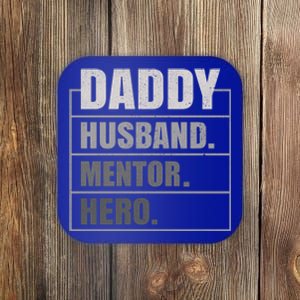 Daddy Husband Tor Hero Fathers Day Gift Coaster