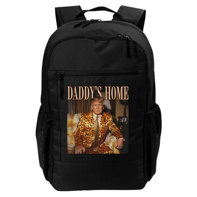 Daddys Home Trump Trump 2024 Leopard Funny Maga Backpack
