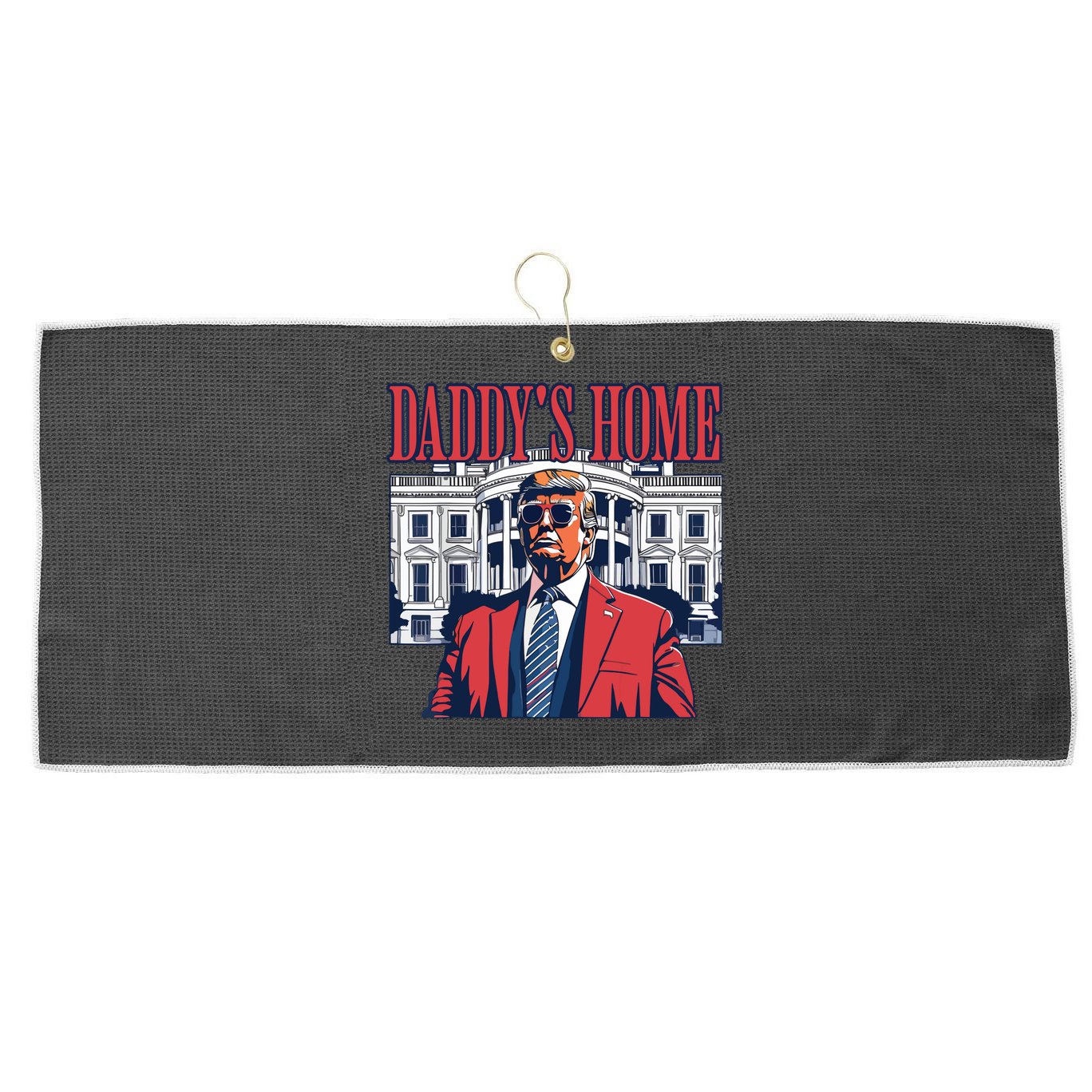 Daddys Home Trump Large Microfiber Waffle Golf Towel