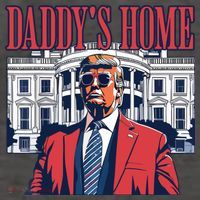 Daddys Home Trump Vector Backpack