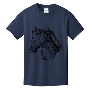 Devises HéRoïQues The Blinded Horse Kids T-Shirt