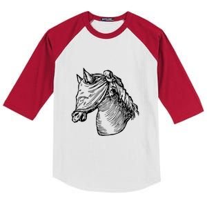 Devises HéRoïQues The Blinded Horse Kids Colorblock Raglan Jersey