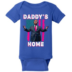 Daddys Home Trump 47th President Baby Bodysuit