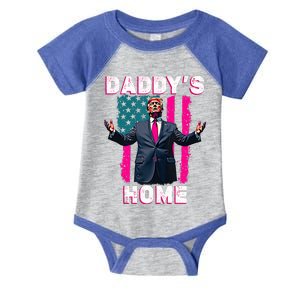 Daddys Home Trump 47th President Infant Baby Jersey Bodysuit