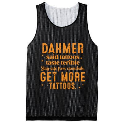 Dahmer Halloween Tattoos Lover  Mesh Reversible Basketball Jersey Tank