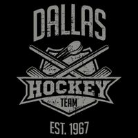 Dallas Hockey Team Vintage Est 1967 Texas Star Sticks & Puck Backpack