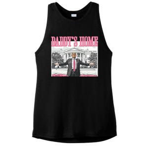 Daddys Home Trump 2024 Ladies PosiCharge Tri-Blend Wicking Tank