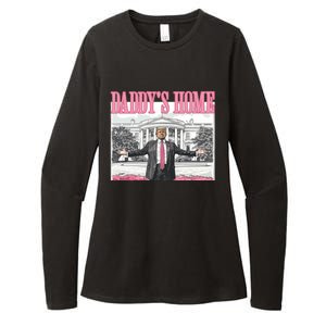 Daddys Home Trump 2024 Womens CVC Long Sleeve Shirt