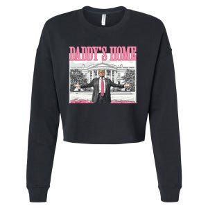 Daddys Home Trump 2024 Cropped Pullover Crew