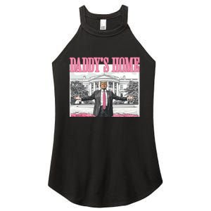 Daddys Home Trump 2024 Women's Perfect Tri Rocker Tank