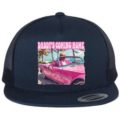 DaddyS Home Trump Felon Conviction Maga Donald Trump 2024 Flat Bill Trucker Hat