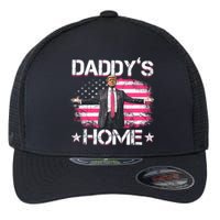 Daddys Home Trump 2024 Flexfit Unipanel Trucker Cap