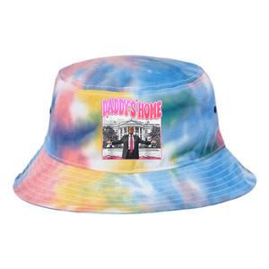 Daddys Home Trump 2024 Tie Dye Newport Bucket Hat