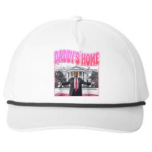 Daddys Home Trump 2024 Snapback Five-Panel Rope Hat