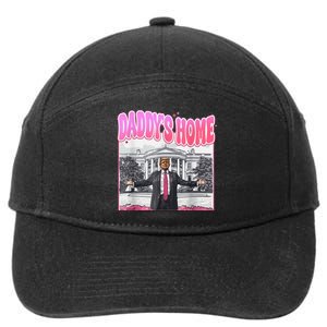 Daddys Home Trump 2024 7-Panel Snapback Hat