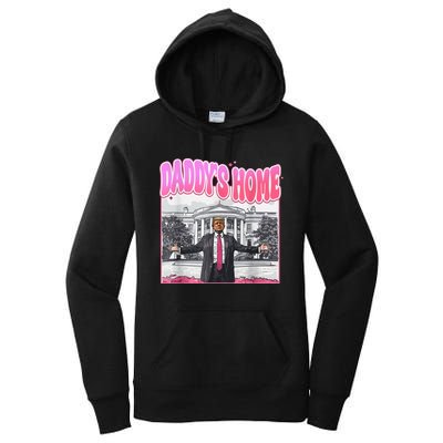 Daddys Home Trump 2024 Women's Pullover Hoodie