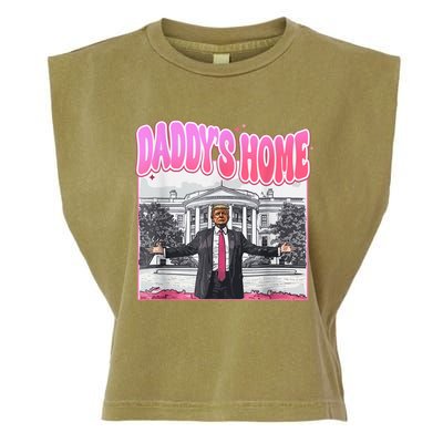 Daddys Home Trump 2024 Garment-Dyed Women's Muscle Tee