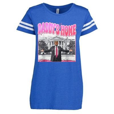 Daddys Home Trump 2024 Enza Ladies Jersey Football T-Shirt