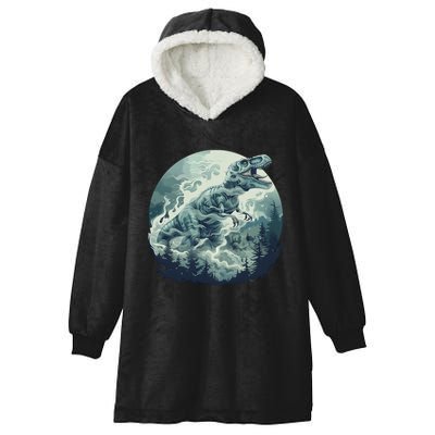 Dinosaur Halloween Trex Roaring Gift Hooded Wearable Blanket