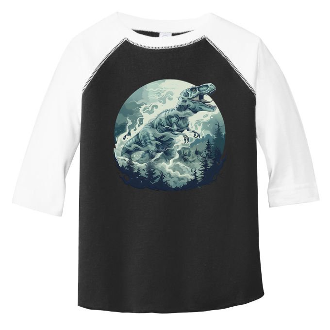 Dinosaur Halloween Trex Roaring Gift Toddler Fine Jersey T-Shirt