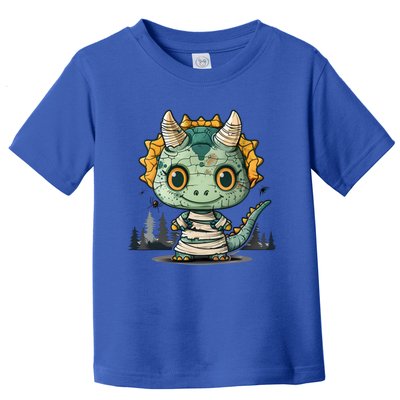 Dinosaur Halloween Triceratops As A Mummy Gift Toddler T-Shirt